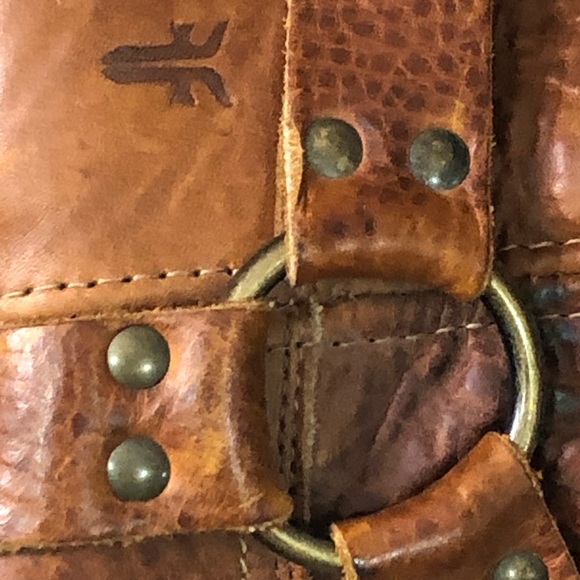 FRYE Harness 12R, made in the USA.  Unlined with rugged, rubber bottoms. - Picture 5 of 12